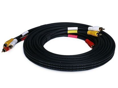 Monoprice 6308 composite video cable 180" (4.57 m) 3 x RCA Black1