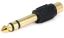 Monoprice 7150 cable gender changer 6.35mm RCA Black, Gold1