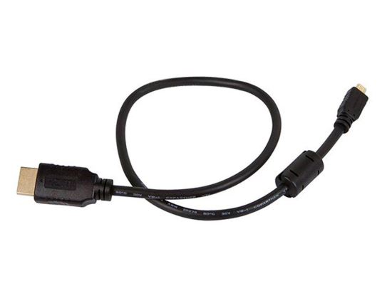 Monoprice 7555 HDMI cable 18" (0.457 m) HDMI Type A (Standard) HDMI Type D (Micro) Black1