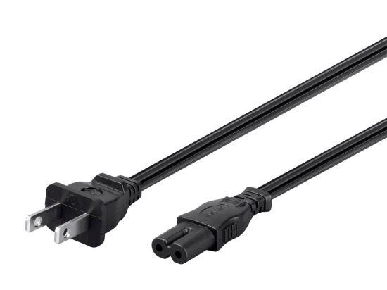 Monoprice 7672 power cable Black 70.9" (1.8 m) NEMA 1-15P C7 coupler1