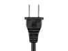 Monoprice 7672 power cable Black 70.9" (1.8 m) NEMA 1-15P C7 coupler5