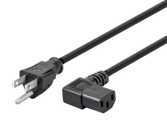 Monoprice 7680 power cable Black 72" (1.83 m) NEMA 5-15P IEC C131