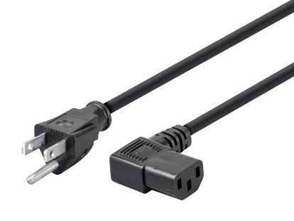 Monoprice 7681 power cable Black 120" (3.05 m) NEMA 5-15P IEC C131