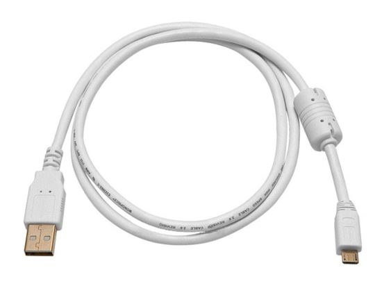 Monoprice 8640 USB cable 36" (0.914 m) USB 2.0 USB A Micro-USB B White1