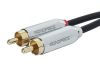 Monoprice 9768 audio cable 70.9" (1.8 m) 3.5mm 2 x RCA Black2