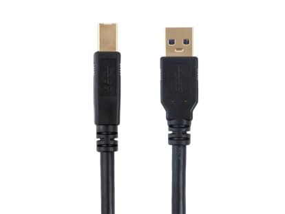 Monoprice 13746 USB cable 18" (0.457 m) USB 3.2 Gen 1 (3.1 Gen 1) USB A USB B Black1
