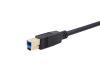 Monoprice 13746 USB cable 18" (0.457 m) USB 3.2 Gen 1 (3.1 Gen 1) USB A USB B Black4