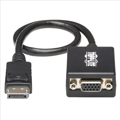 Tripp Lite P134-001-VGA video cable adapter 12.2" (0.31 m) VGA (D-Sub) DisplayPort Black1