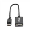 Tripp Lite P134-001-VGA video cable adapter 12.2" (0.31 m) VGA (D-Sub) DisplayPort Black5