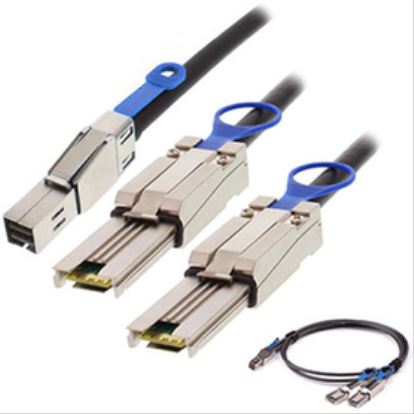 AddOn Networks ADD-SFF8644-2X8088-1M Serial Attached SCSI (SAS) cable 39.4" (1 m) Black1