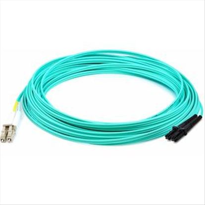 AddOn Networks ADD-LC-MTRJ-3M5OM4 fiber optic cable 118.1" (3 m) MT-RJ OFNR OM4 Aqua color1