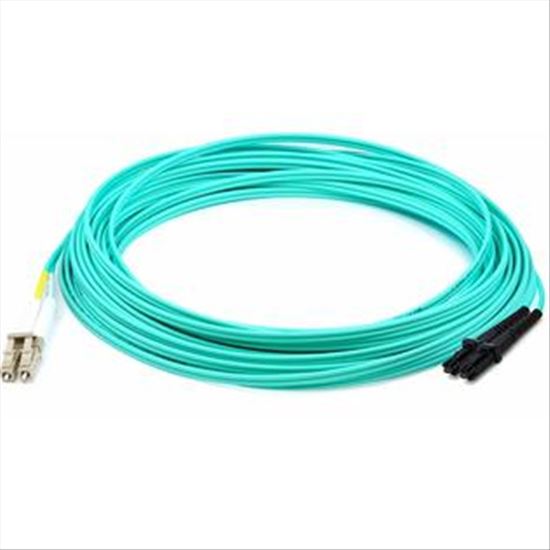 AddOn Networks ADD-LC-MTRJ-3M5OM4 fiber optic cable 118.1" (3 m) MT-RJ OFNR OM4 Aqua color1