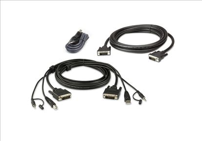 ATEN 2L-7D02UDX3 KVM cable Black 70.9" (1.8 m)1