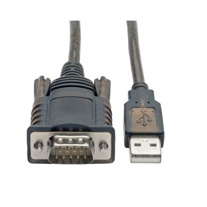 Tripp Lite U209-005-COM serial cable Black 59.8" (1.52 m) USB Type-A DB-91