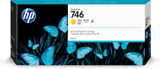 HP 746 300-ml Yellow DesignJet Ink Cartridge1