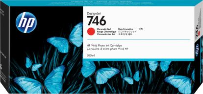 HP 746 300-ml Chromatic Red DesignJet Ink Cartridge1