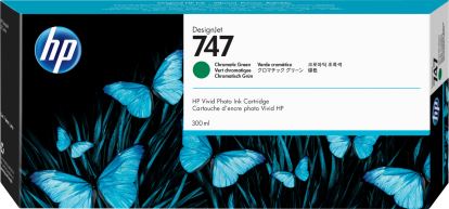 HP 747 300-ml Chromatic Green DesignJet Ink Cartridge1