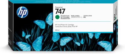 HP 747 300-ml Chromatic Green DesignJet Ink Cartridge2