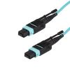 StarTech.com MPO12PL2M fiber optic cable 78.7" (2 m) MPO/MTP OM3 Aqua color1