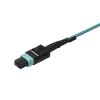 StarTech.com MPO8LCPL1M fiber optic cable 39.4" (1 m) MPO/MTP 8x LC OM3 Aqua color2