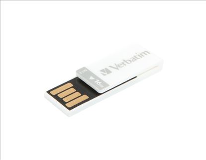 Verbatim Clip-it USB flash drive 16 GB USB Type-A 2.0 White1