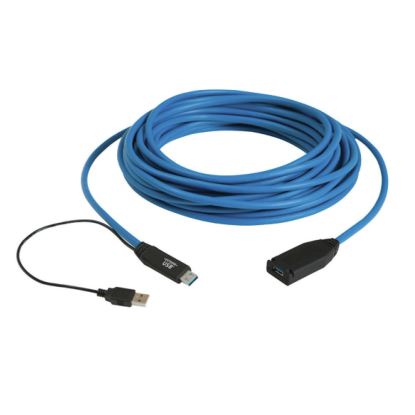 Black Box USB 3.0 15m USB cable 590.6" (15 m) USB 3.2 Gen 1 (3.1 Gen 1) USB A 2 x USB A Black, Blue1