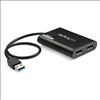 StarTech.com USB32DP24K60 USB graphics adapter 4096 x 2160 pixels Black1