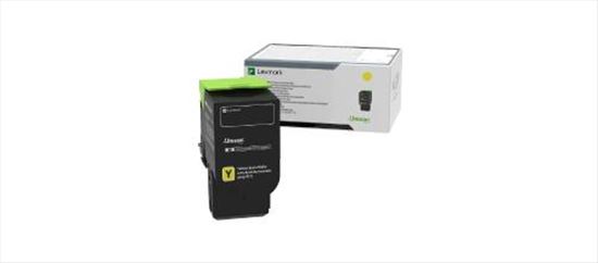 Lexmark 78C0U40 toner cartridge Yellow1