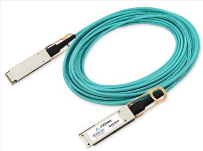 Axiom AOC-Q-Q-100G-20M-AX fiber optic cable 787.4" (20 m) QSFP28 Turquoise1