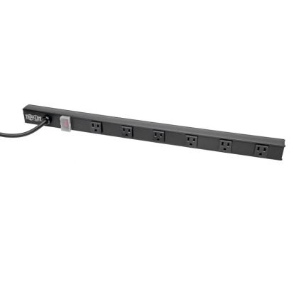 Tripp Lite PS2406RA08B surge protector Black 6 AC outlet(s) 120 V 96.1" (2.44 m)1