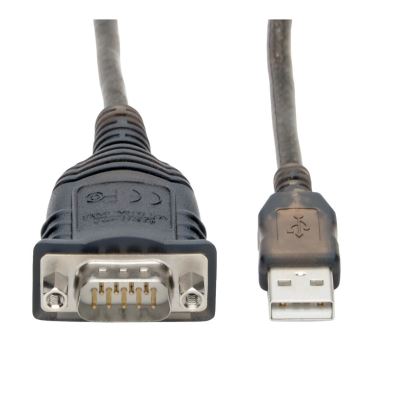 Tripp Lite U209-30N-IND serial cable Black 29.9" (0.76 m) USB A (MALE) DB9 (MALE)1