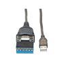 Tripp Lite U209-30N-IND serial cable Black 29.9" (0.76 m) USB A (MALE) DB9 (MALE)6
