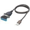 Tripp Lite U209-30N-IND serial cable Black 29.9" (0.76 m) USB A (MALE) DB9 (MALE)7