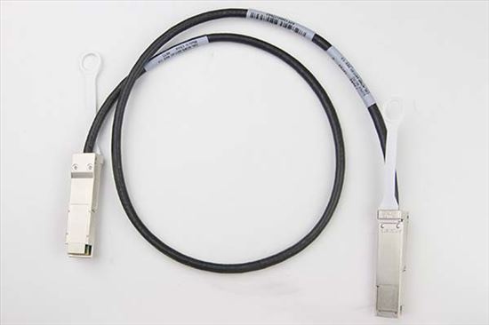 Supermicro QSFP - QSFP, m - m, 1m networking cable Black 39.4" (1 m)1