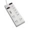 Tripp Lite TLP806TELTAA surge protector White 15 AC outlet(s) 120 V 72" (1.83 m)1