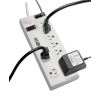 Tripp Lite TLP806TELTAA surge protector White 15 AC outlet(s) 120 V 72" (1.83 m)2