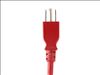 Monoprice 33602 power cable Red 72" (1.83 m) NEMA 5-15P C13 coupler3