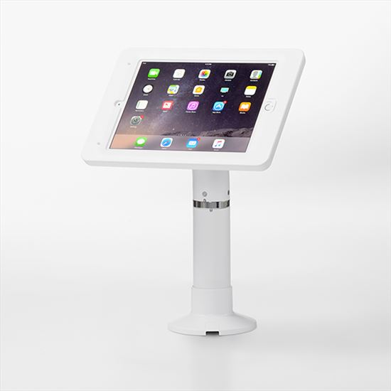 ArmorActive Pipeline Kiosk White Tablet Multimedia stand1