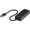 StarTech.com HB30A4AIB interface hub USB 3.2 Gen 1 (3.1 Gen 1) Type-A 5000 Mbit/s Black1