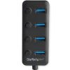 StarTech.com HB30A4AIB interface hub USB 3.2 Gen 1 (3.1 Gen 1) Type-A 5000 Mbit/s Black3