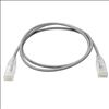 Tripp Lite N201-S02-GY networking cable Gray 24" (0.61 m) Cat6 U/UTP (UTP)2