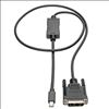 Tripp Lite P586-003-DVI video cable adapter 35.4" (0.9 m) Mini DisplayPort DVI-D Black3