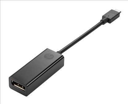 HP USB-C-zu-DP-Adapter USB graphics adapter Black1