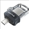 SanDisk 64GB Ultra Dual m3.0 USB flash drive USB Type-A / Micro-USB 3.2 Gen 1 (3.1 Gen 1) Gray, Stainless steel1