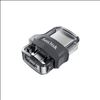 SanDisk 64GB Ultra Dual m3.0 USB flash drive USB Type-A / Micro-USB 3.2 Gen 1 (3.1 Gen 1) Gray, Stainless steel3