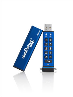 iStorage datAshur Pro USB flash drive 4 GB USB Type-A 3.2 Gen 1 (3.1 Gen 1) Blue1