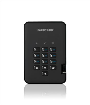 iStorage diskAshur 2 external hard drive 500 GB Black1