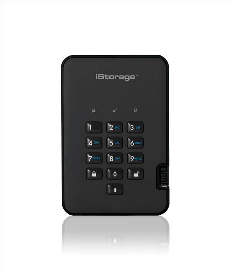 iStorage diskAshur 2 external hard drive 500 GB Black1