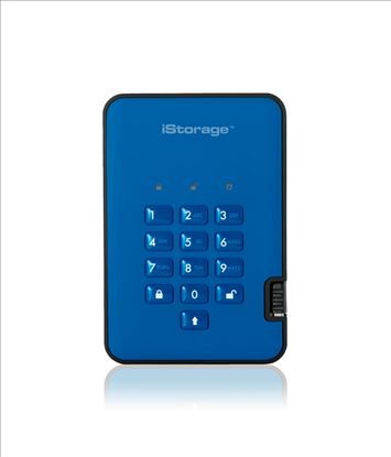 iStorage diskAshur 2 external hard drive 2000 GB Blue1