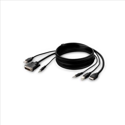 Belkin F1DN1CCBL-DH-6 KVM cable Black 70.9" (1.8 m)1